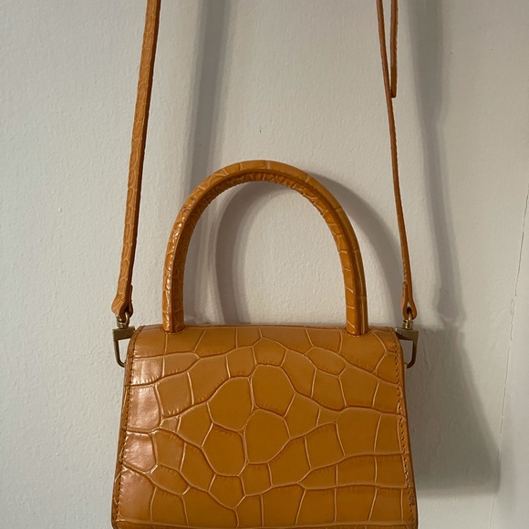 BY FAR Mini Crocodile Embossed Mini Bag (LIKE NEW) - Picture 2 of 2